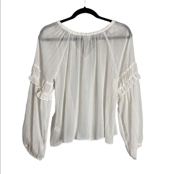 A New Day White and Gold Top NWT - Picture 3 of 7
